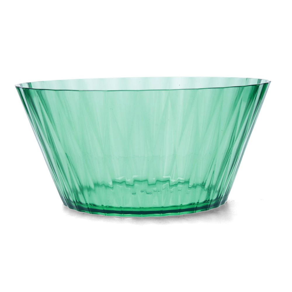 Salatschüssel Quid Iris grün Kunststoff Ø 25 cm (12 Stück)
