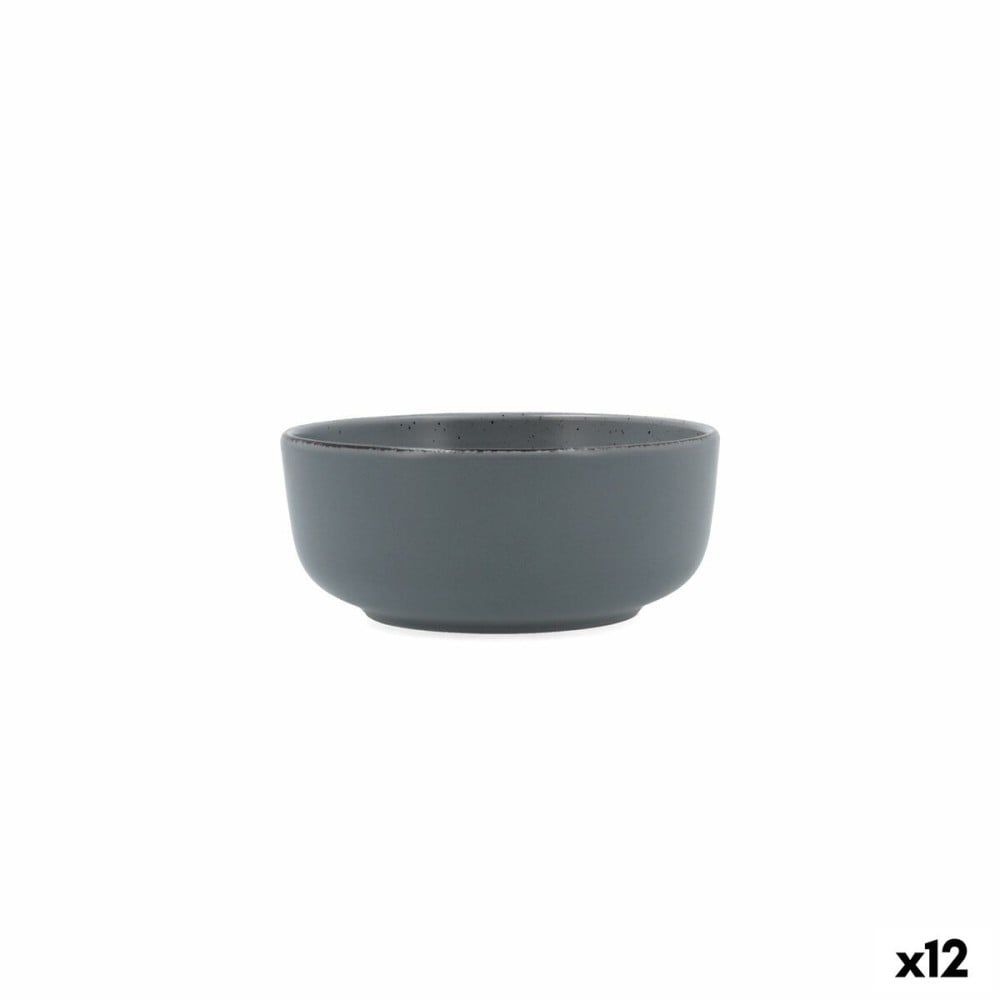 Schüssel für Vorspeisen Quid Duna Grau aus Keramik 15 x 15 cm (12 Stück)