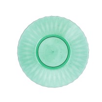 Flacher Teller Quid Iris grün Kunststoff Ø 19 cm (12 Stück)