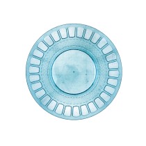 Flacher Teller Quid Gaia türkis Kunststoff Ø 19 cm (12 Stück)