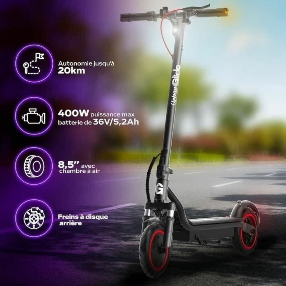Electric Scooter Urbanglide 85 PLUS Black 350 W 25 km/h