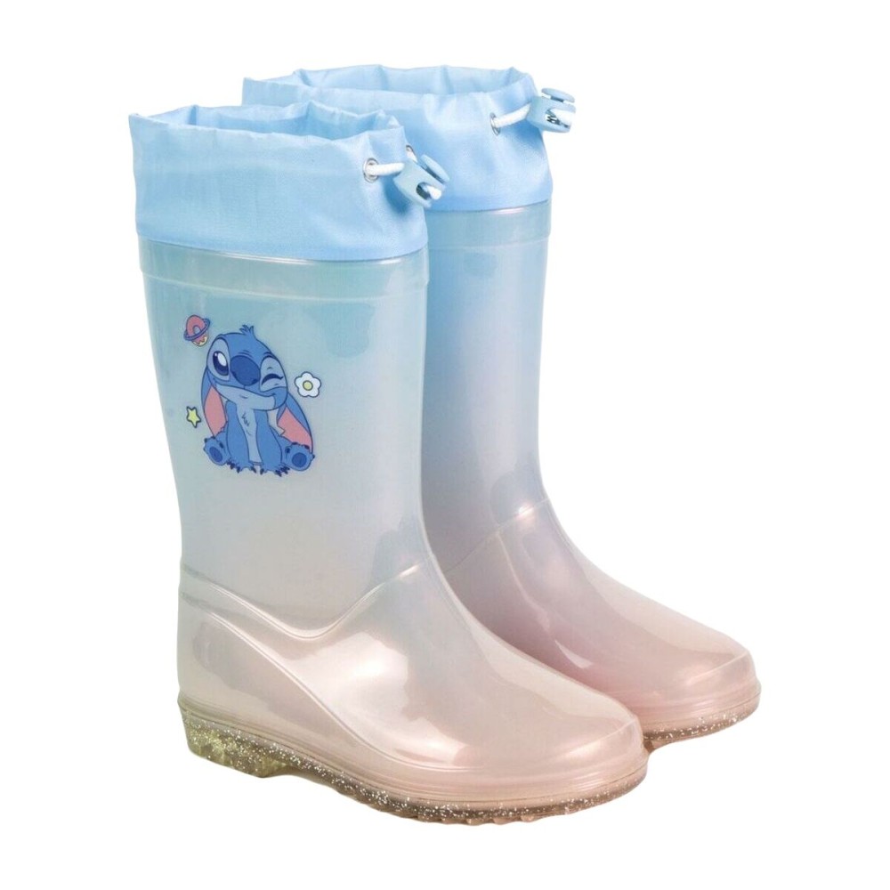 Kinder Gummistiefel Stitch Hellblau