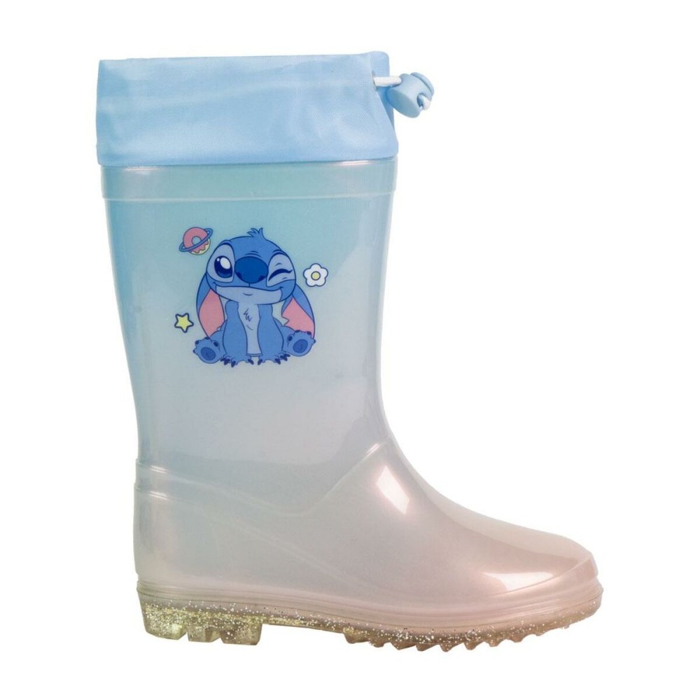 Kinder Gummistiefel Stitch Hellblau