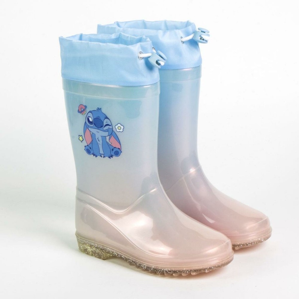 Kinder Gummistiefel Stitch Hellblau
