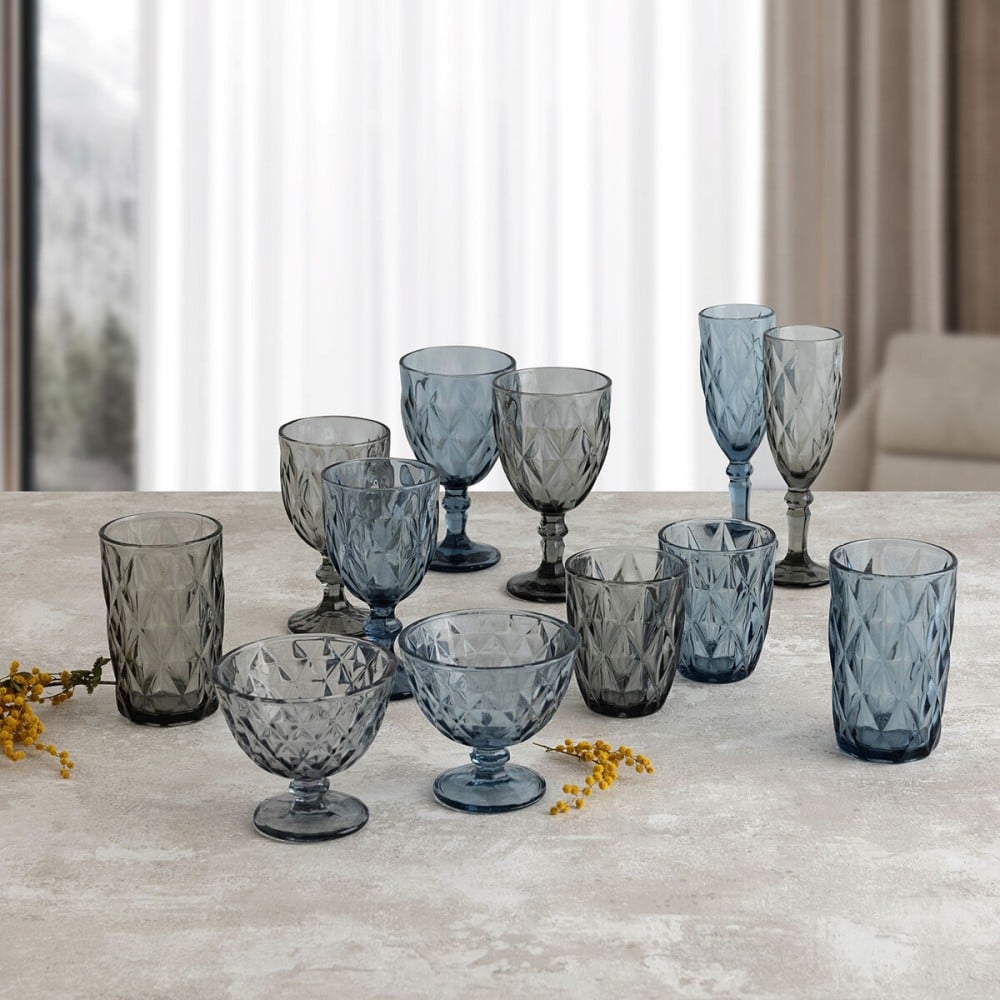 Verre Quid Maia Bleu verre 400 ml (6 Unités)