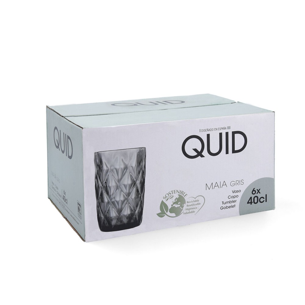 Verre Quid Maia Bleu verre 400 ml (6 Unités)