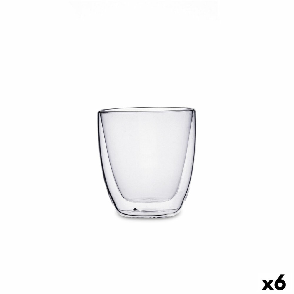 Trinkglas Quid Serenia Durchsichtig Glas 200 ml Capuccino (6 Stück)
