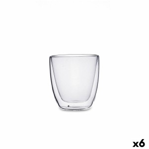 Verre Quid Serenia Transparent verre 200 ml Capuccino (6 Unités)