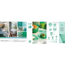 Wasserglas Quid Iris grün Kunststoff 600 ml (12 Stück)