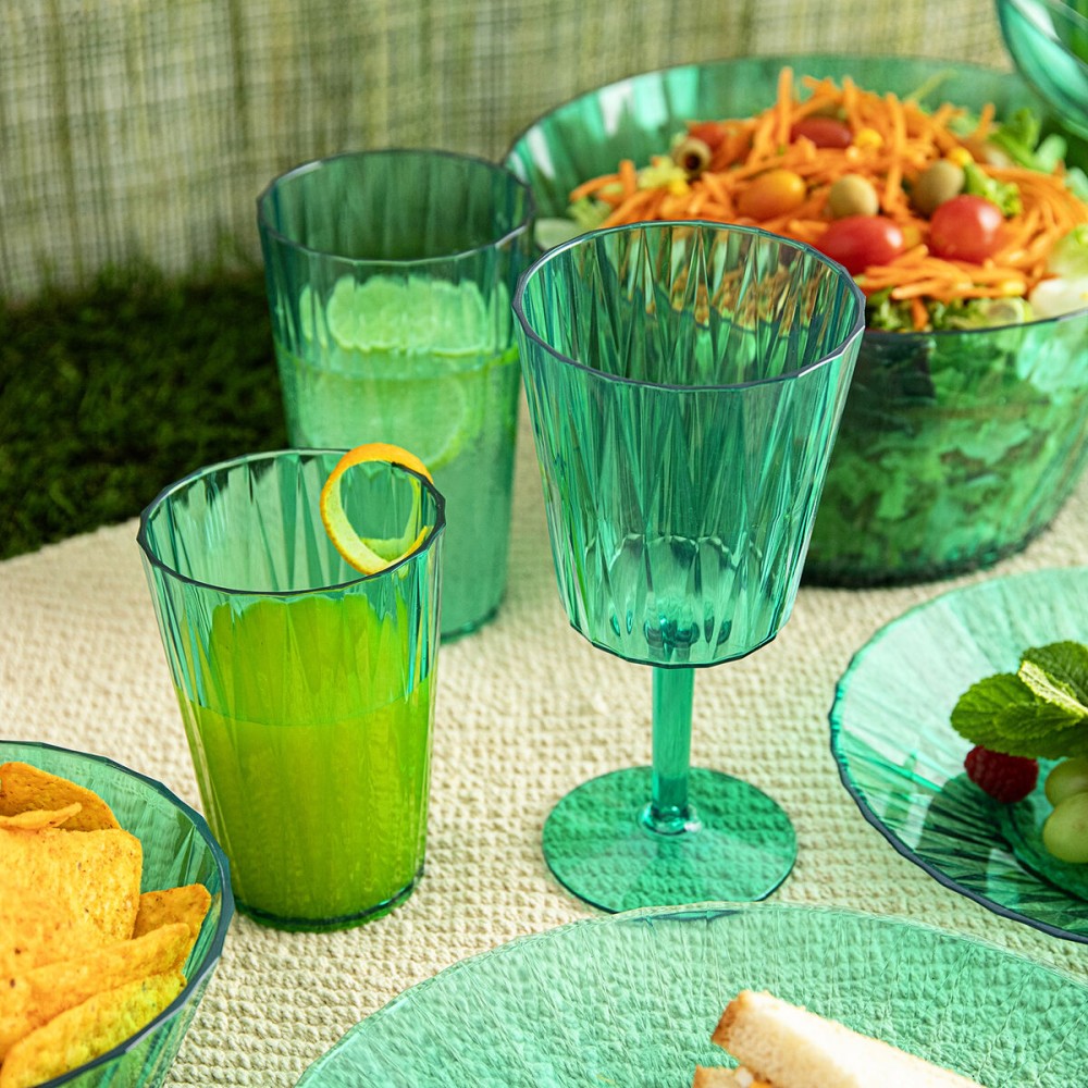 Wasserglas Quid Iris grün Kunststoff 600 ml (12 Stück)