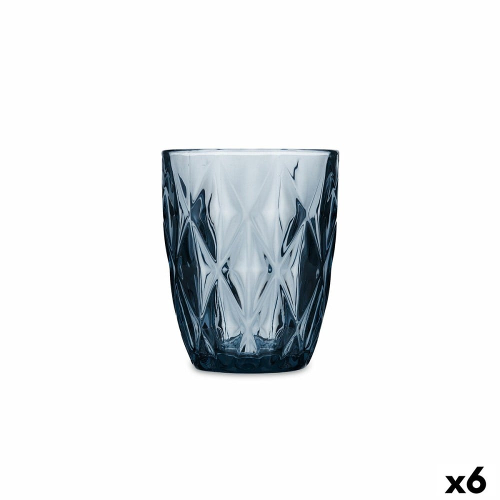 Trinkglas Quid Maia Blau Glas 280 ml (6 Stück)