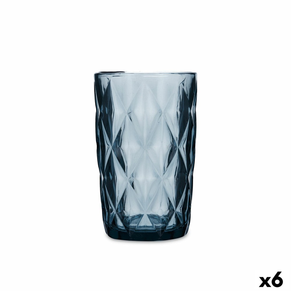 Verre Quid Maia Bleu verre 400 ml (6 Unités)