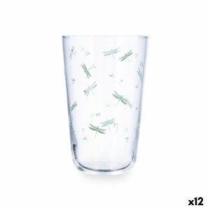 Verre d'eau Quid Velvet Vert verre 400 ml (12 Unités)