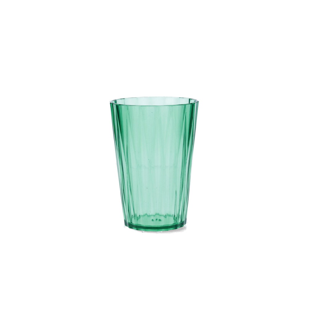 Verre d'eau Quid Iris Vert Plastique 400 ml (12 Unités)