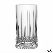 Verre Quid Style Transparent verre Rayures 460 ml (6 Unités)