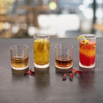 Trinkglas Quid Style Durchsichtig Glas Streifen 460 ml (6 Stück)