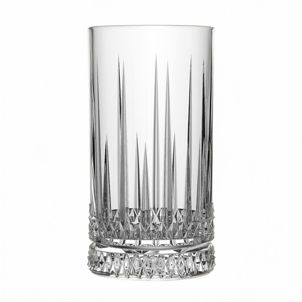Trinkglas Quid Style Durchsichtig Glas Streifen 460 ml (6 Stück)