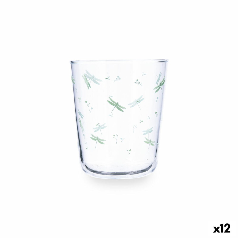 Verre d'eau Quid Velvet Vert verre 310 ml (12 Unités)