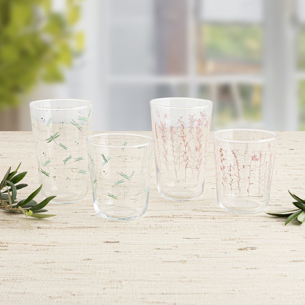 Wasserglas Quid Velvet grün Glas 310 ml (12 Stück)