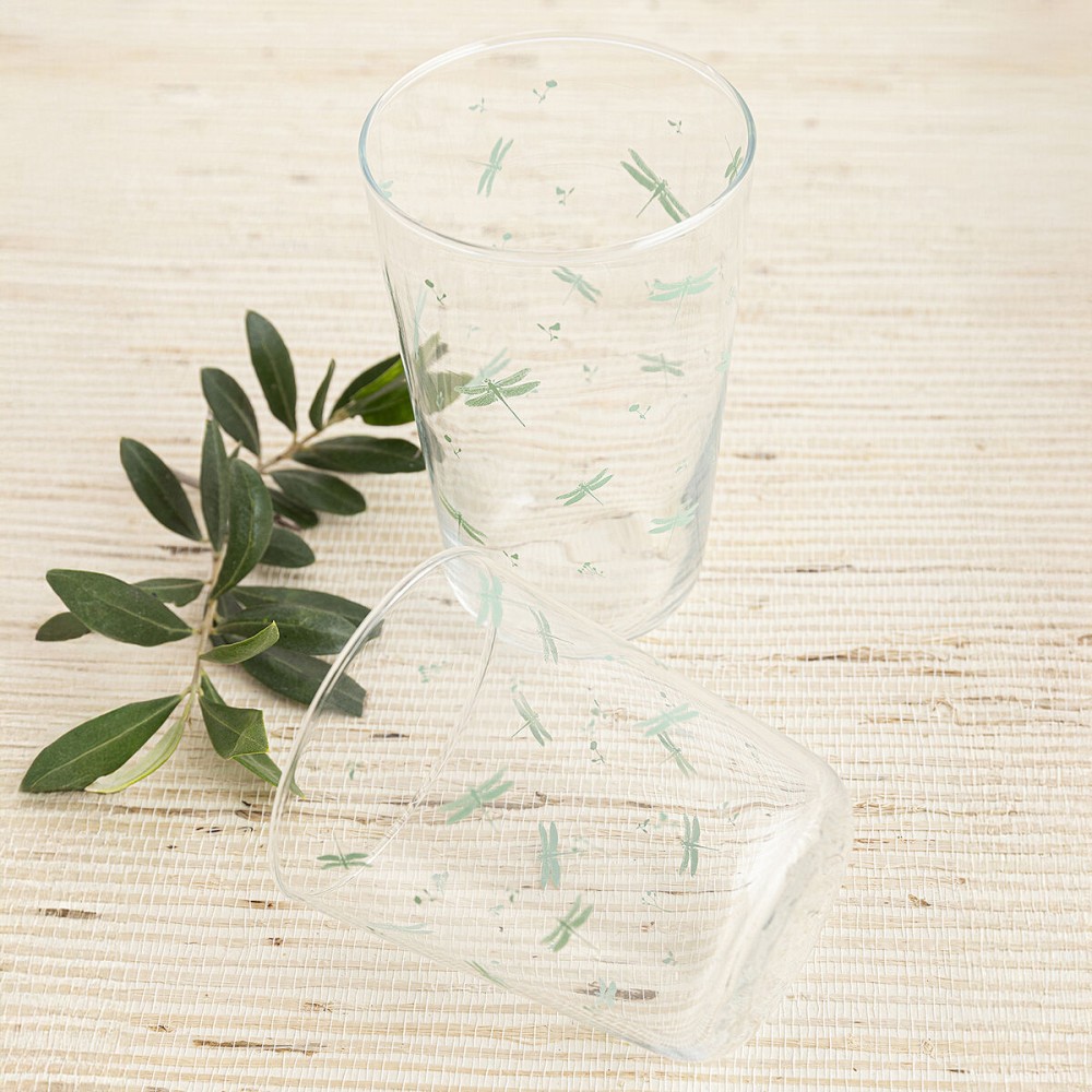 Verre d'eau Quid Velvet Vert verre 310 ml (12 Unités)