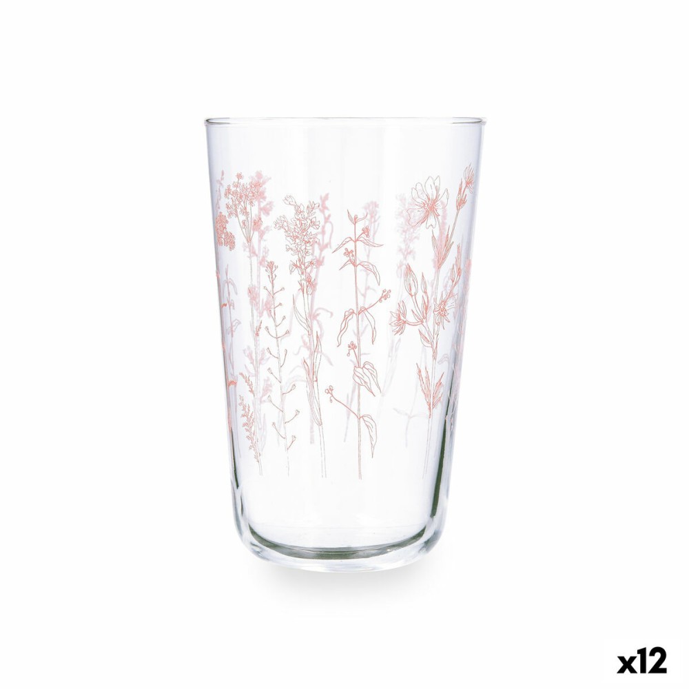 Verre d'eau Quid Velvet Rose verre 400 ml (12 Unités)