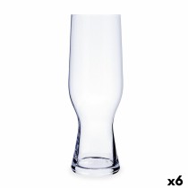 Beer Glass Bohemia Crystal Premiere Craft Transparent Glass 550 ml (6 Units)