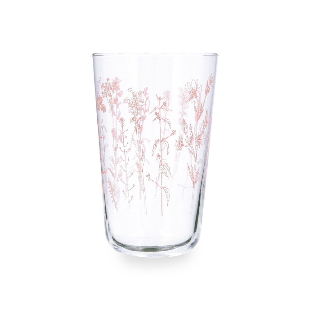 Verre d'eau Quid Velvet Rose verre 400 ml (12 Unités)