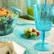 Wasserglas Quid Gaia türkis Kunststoff 400 ml (12 Stück)
