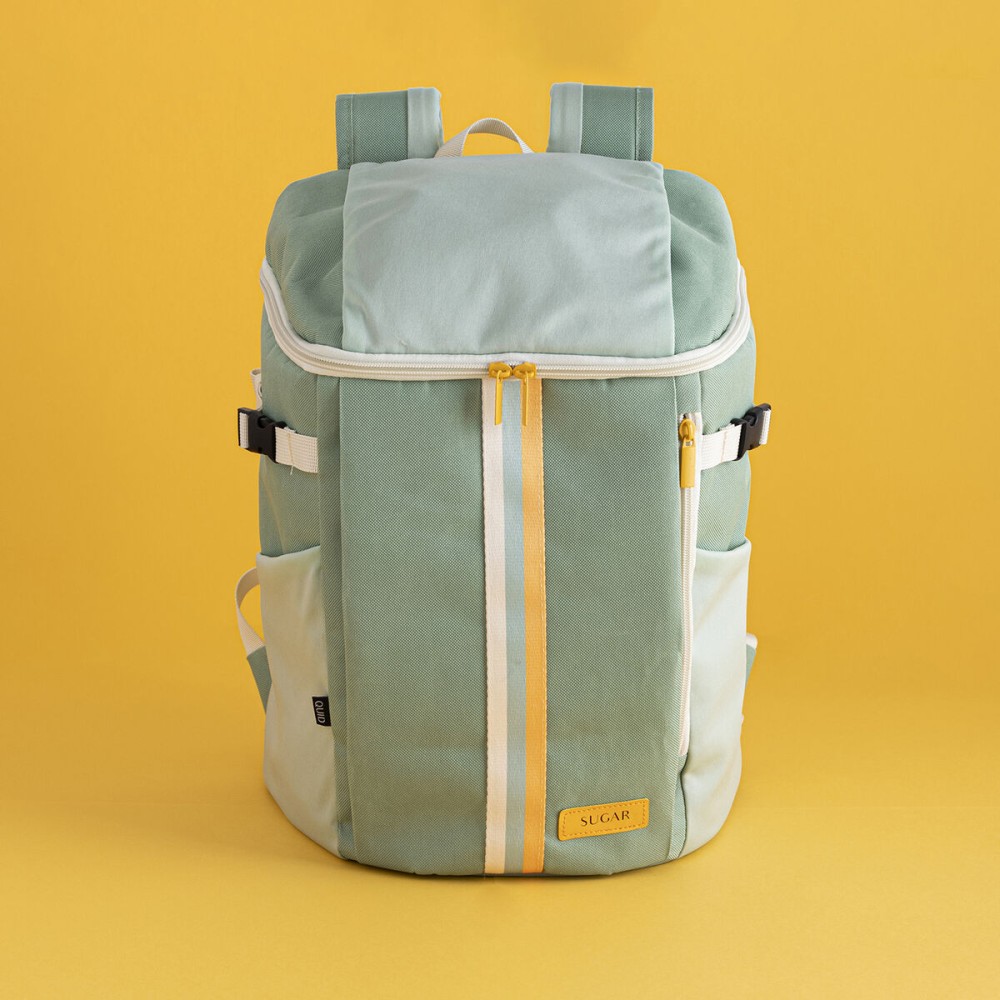 Kühl-Rucksack Quid Sugar grün Textil 20 L 30 x 22 x 4 cm (6 Stück)