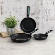 Pfanne Quid Oasis Schwarz Metall Ø 26 cm (5 Stück)