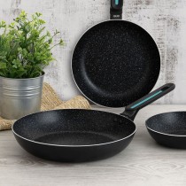 Pfanne Quid Oasis Schwarz Metall Ø 26 cm (5 Stück)