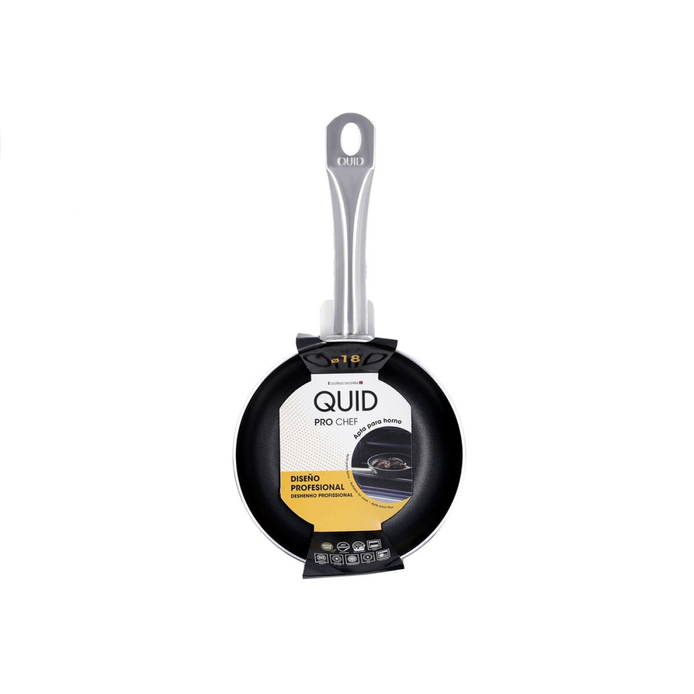 Pfanne Quid Pro Chef Schwarz Metall Ø 18 cm (6 Stück)