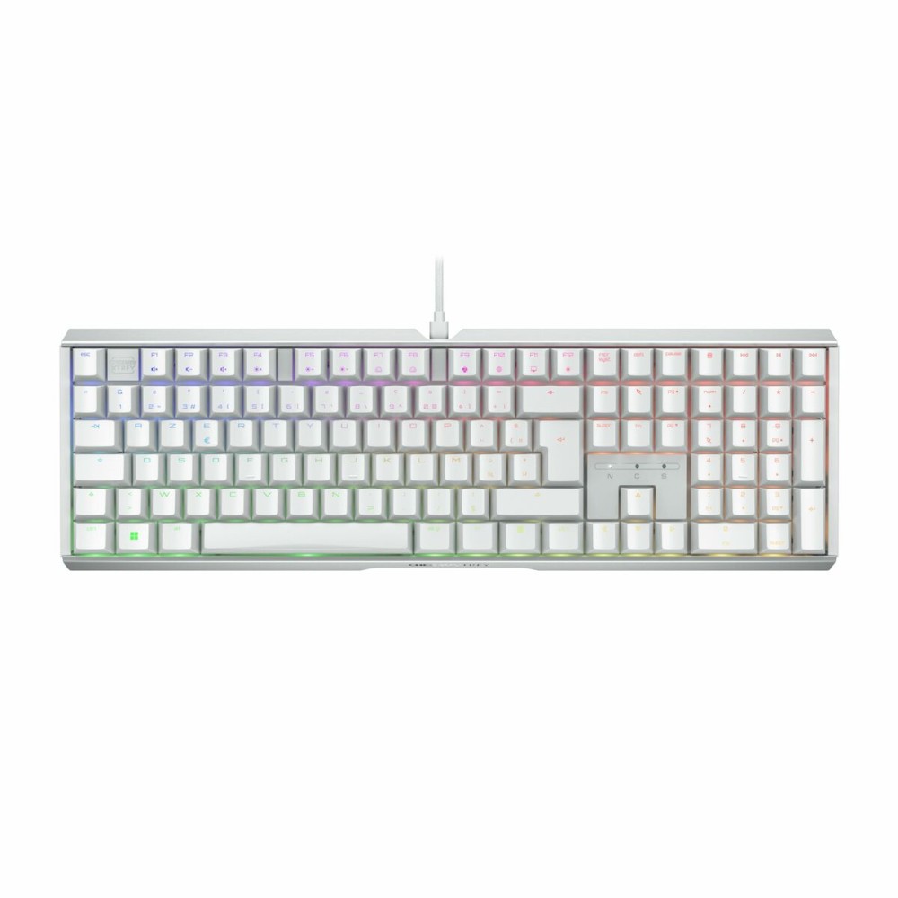 Clavier Cherry Blanc AZERTY