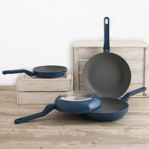 Pfanne Quid Baltic Weiß Metall Ø 28 cm (5 Stück)