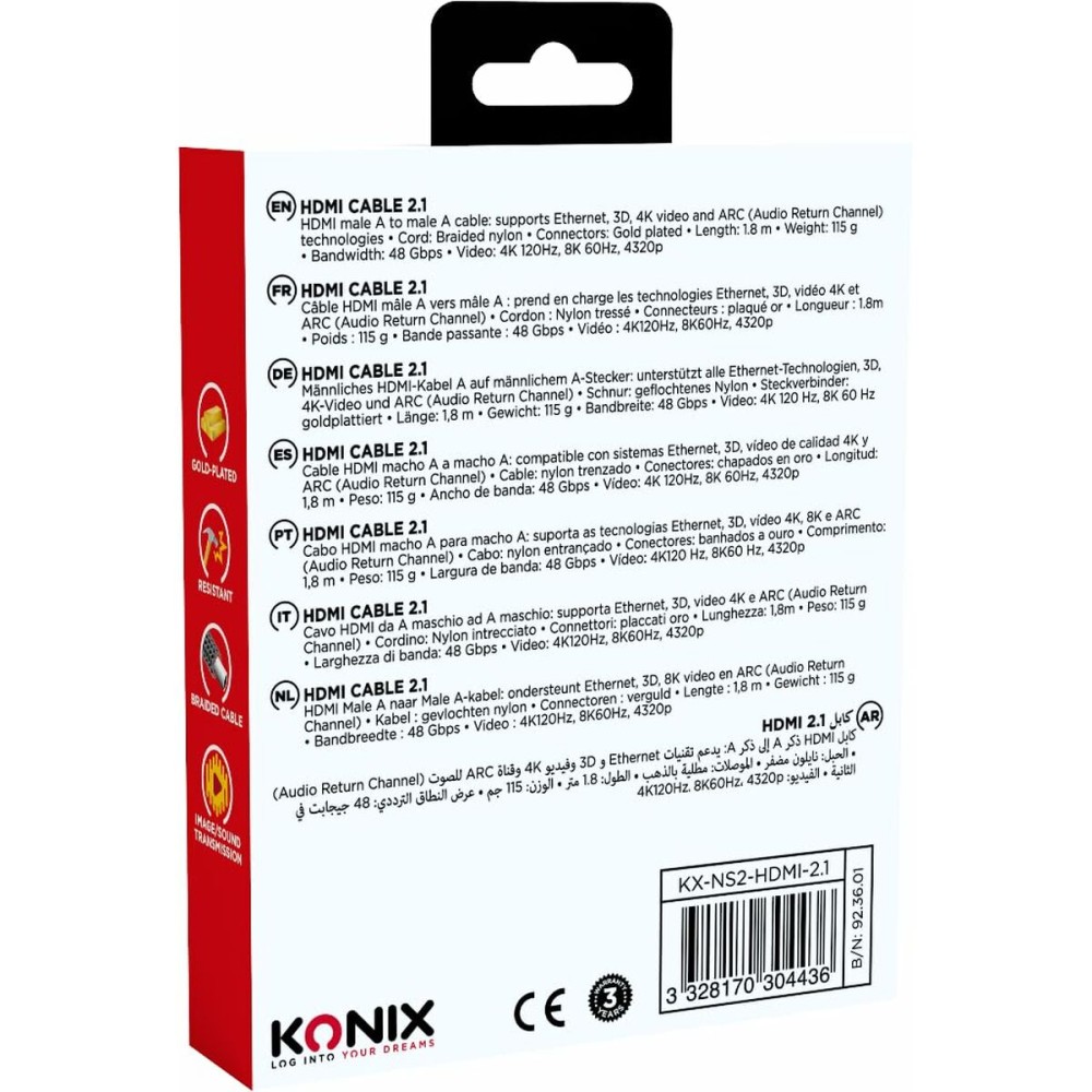 HDMI Kabel KONIX