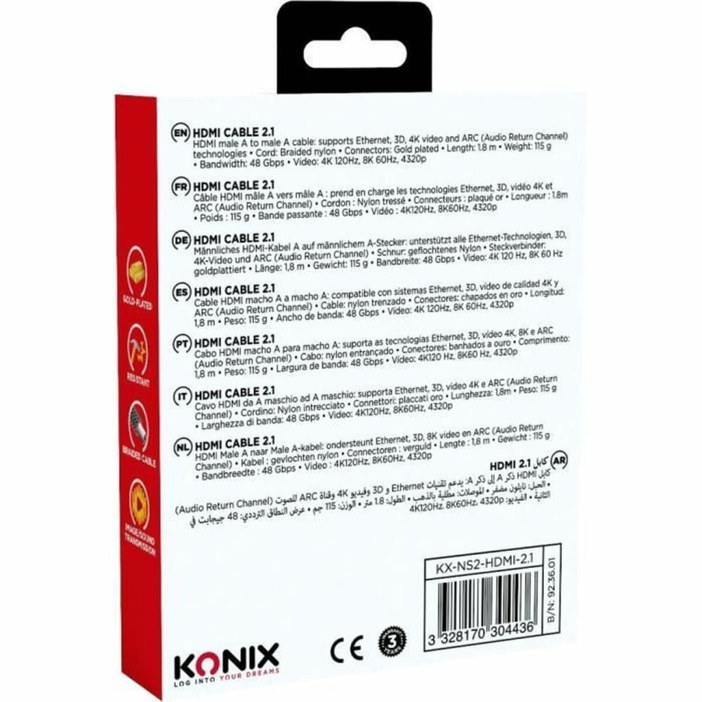 HDMI Kabel KONIX
