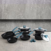 Pan Quid Confort Blue Metal Ø 24 cm (6 Units)