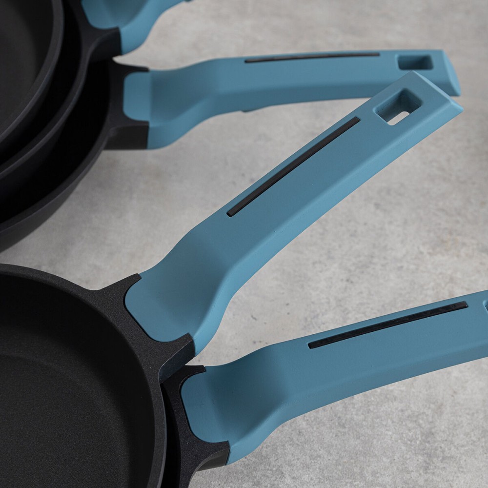 Pfanne Quid Confort Blau Metall Ø 24 cm (6 Stück)