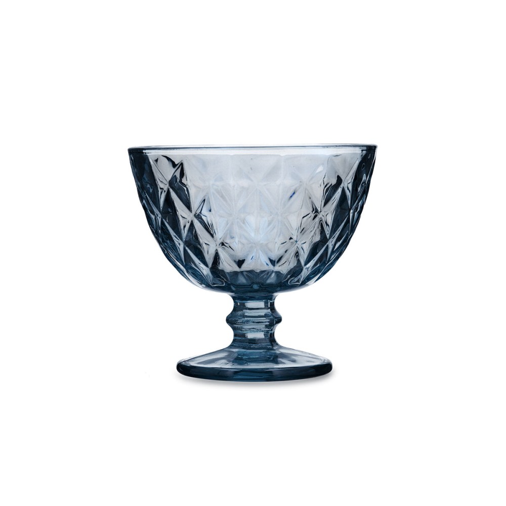 Coupe de glaces et de milkshakes Quid Maia Bleu verre 300 ml (6 Unités)