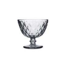Coupe de glaces et de milkshakes Quid Maia Gris verre 300 ml (6 Unités)
