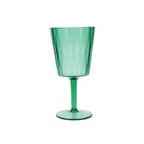 Verre Quid Iris Vert Plastique 350 ml (12 Unités)