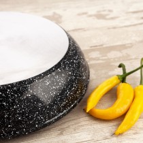 Pfanne Quid Estelar Schwarz Metall Ø 18 cm (6 Stück)