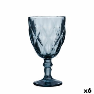 Wineglass Quid Maia Blue Glass 340 ml (6 Units)