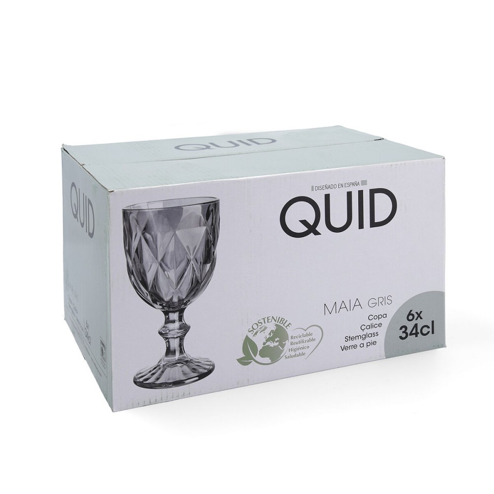 Verre Quid Maia Bleu verre 340 ml (6 Unités)