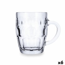 Chope à bière Quid Espuma Transparent verre 560 ml (6 Unités)