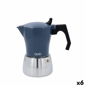 Italienische Kaffeemaschine Quid Baltic Weiß Metall 9 Tassen (6 Stück)