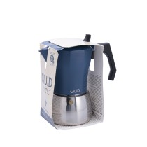 Italian Coffee Pot Quid Baltic White Metal 9 Cups (6 Units)