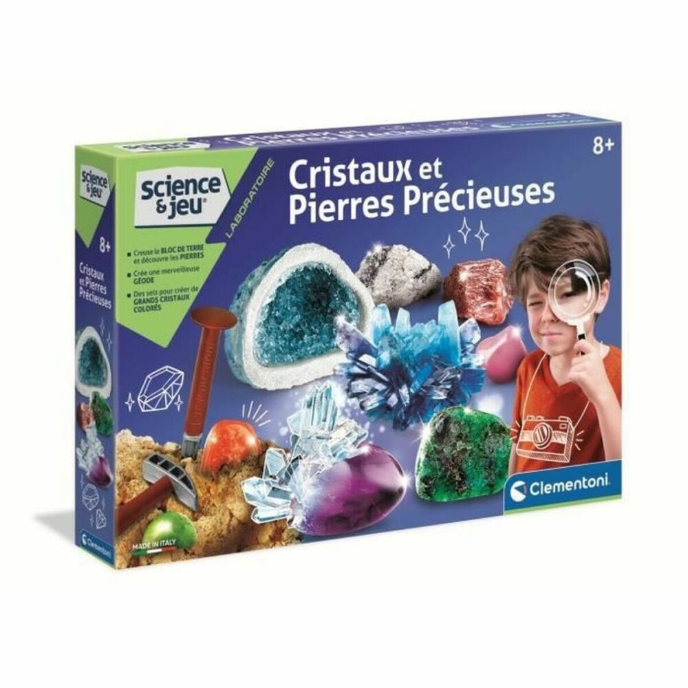 Jeu scientifique Clementoni Crystals and Gemstones