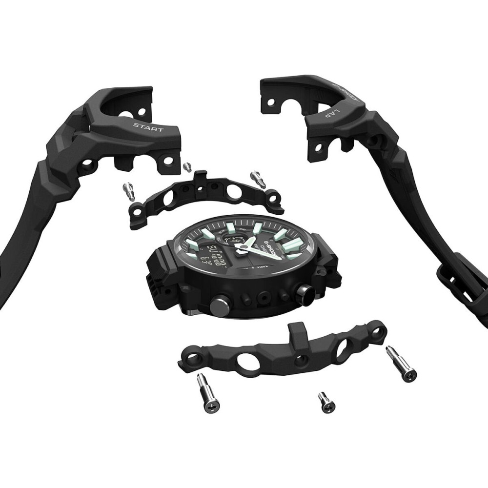 Herrenuhr Casio G-Shock G-SQUAD STRAP TRACKER (COMPATIBLE WITH STRAVA) (Ø 44 mm)