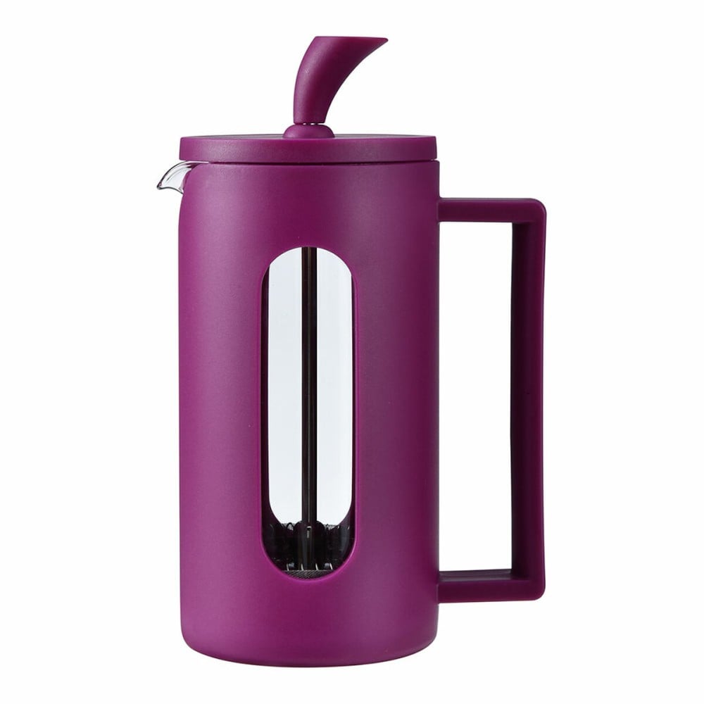 Teekanne Oroley Aubergine Edelstahl Borosilikatglas 350 ml